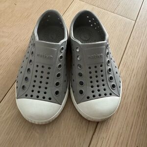 Native Kids Gray Slip-On Shoes